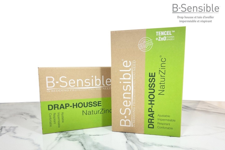 Drap Housse B Sensible, protection literie anti-acariens imperméable