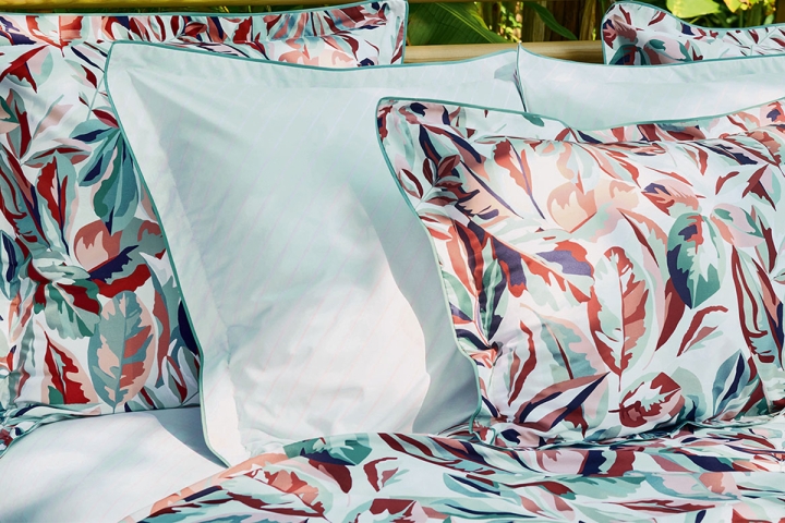 Taie d'oreiller "Post Card" - Anne de Solène