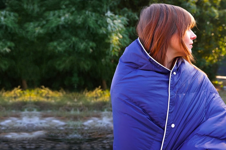 plaid nomade synthétique