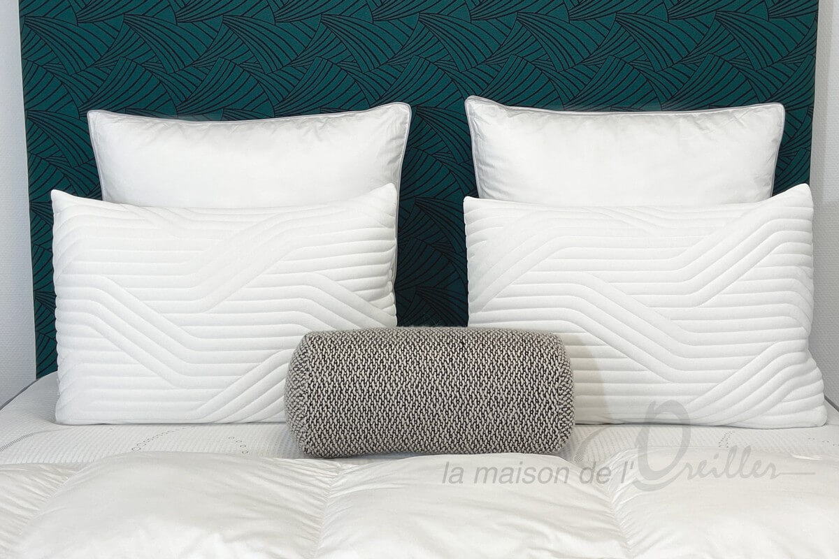 oreiller carre et oreiller recatnulaire